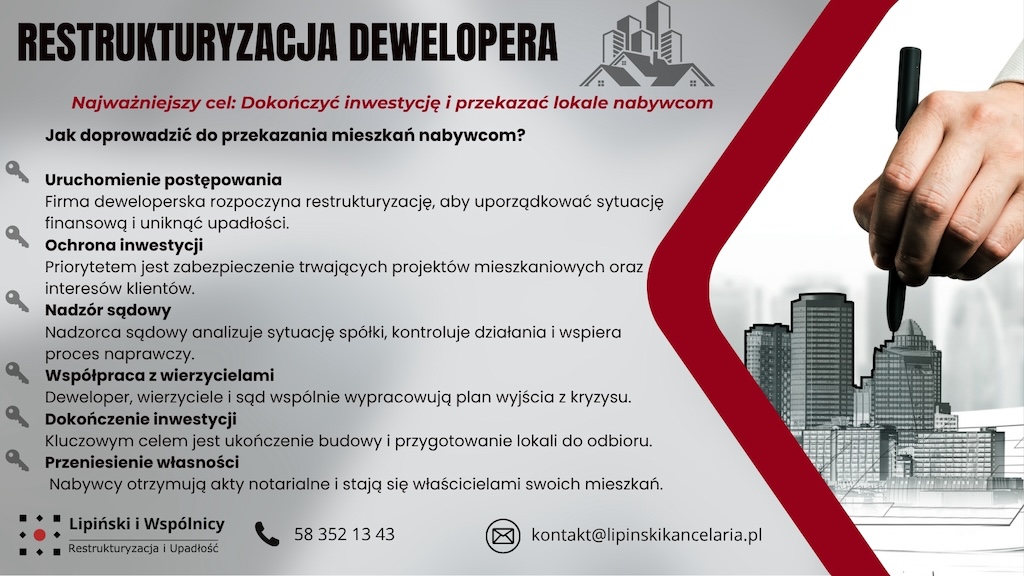 restrukturyzacja dewelopera